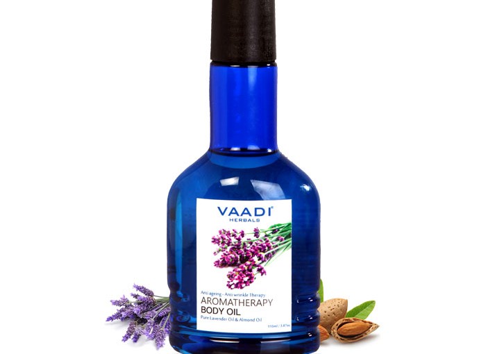 Aromatherapy Body Oil With Lavender & Almond Oil