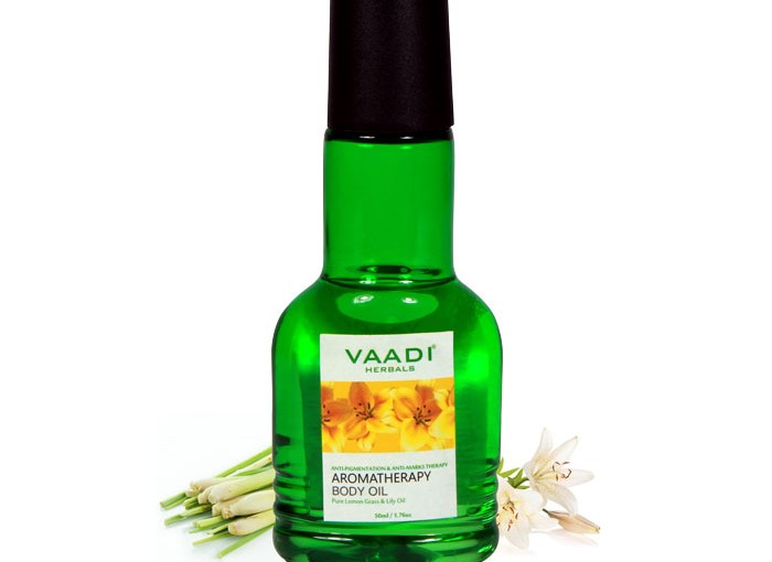Aromatherapy Body Oil With Pure Lemon Grass & Lily Oil