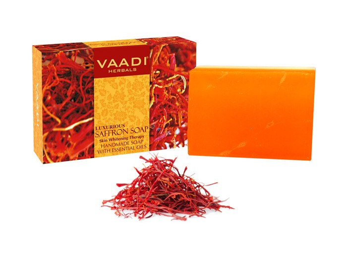 Luxurious Saffron Soap Skin Whitening Therapy