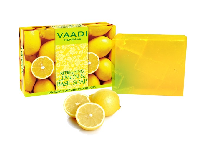 Refreshing Lemon & Basil Soap