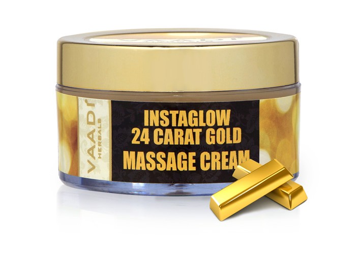 24 Carat Gold Massage Cream – Kokum Butter & Wheatgerm Oil