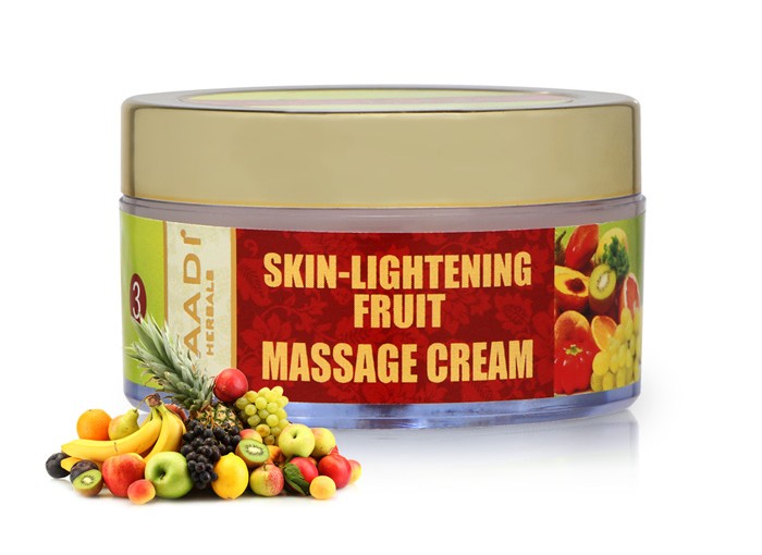 Skin-Lightening Fruit Massage Cream