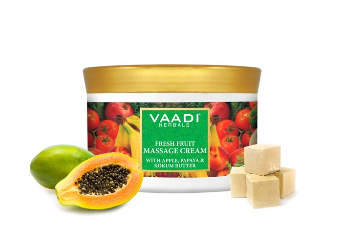Fresh Fruit Massage Cream with Apple, Orange, Papaya & Kokum Butter