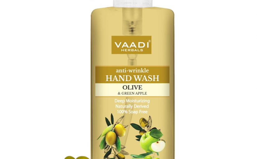 Anti-Wrinkle Olive and Green Apple Hand Wash